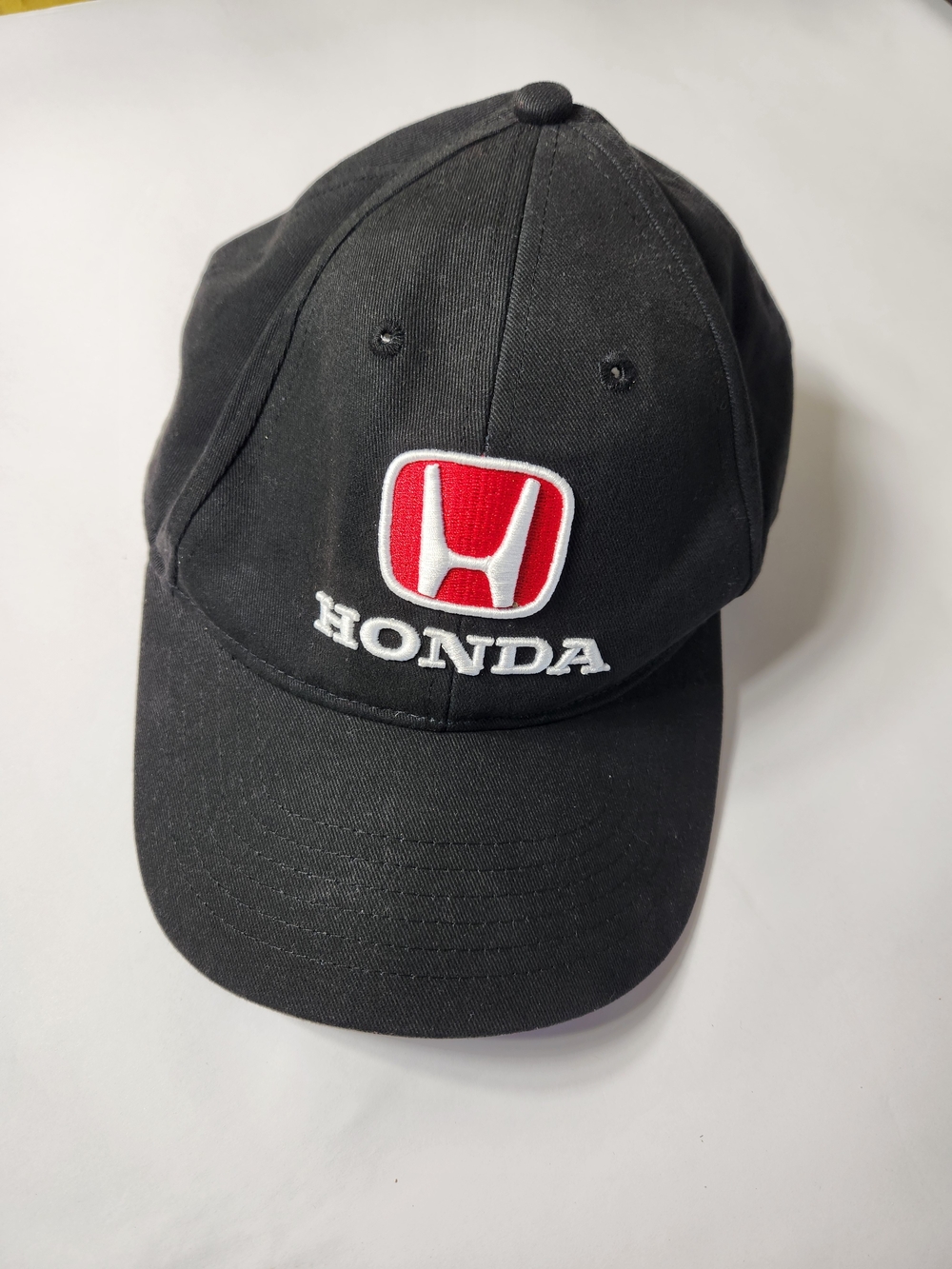 Honda Black Baseball Cap with Red Logo